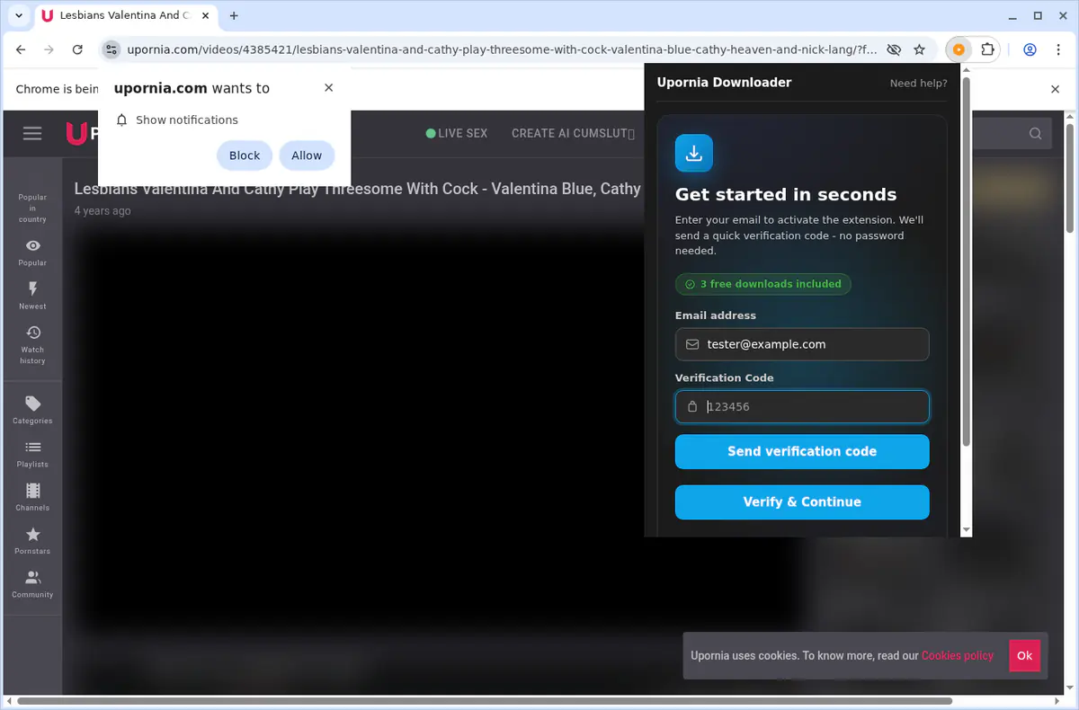 Upornia Video Downloader screenshot 6